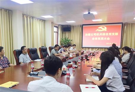 公司機(jī)關(guān)綜合黨支部召開全體黨員大會(huì)