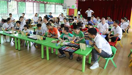 冶建青年走進(jìn)兒童福利院，帶去愛的“綠動(dòng)”