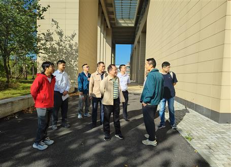 廖立波到第十分公司項(xiàng)目調(diào)研指導(dǎo)工作